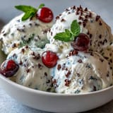 Viral TikTok Cottage Cheese Ice Cream, creamy delight served scoop by scoop.