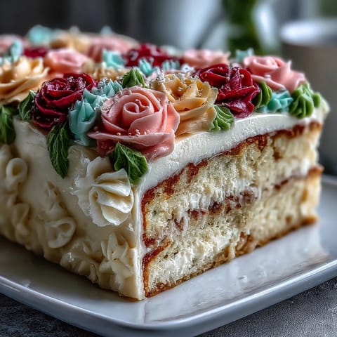 Graduation Sheet Cake Buttercream Roses