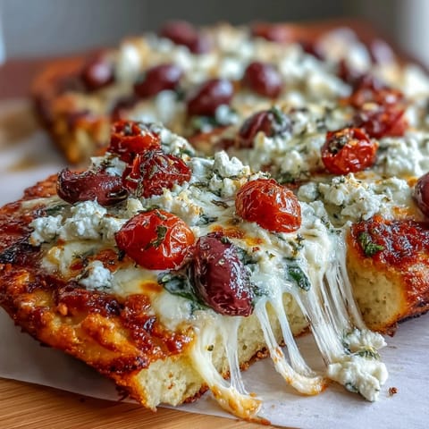 Cottage Cheese Flatbread Pizza