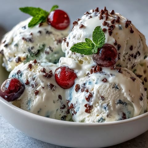 Viral TikTok Cottage Cheese Ice Cream, creamy delight served scoop by scoop.