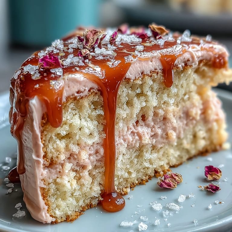 Enjoy this visual of Bridal Shower Rosé Velvet Cake, a delightful dessert for celebrations.