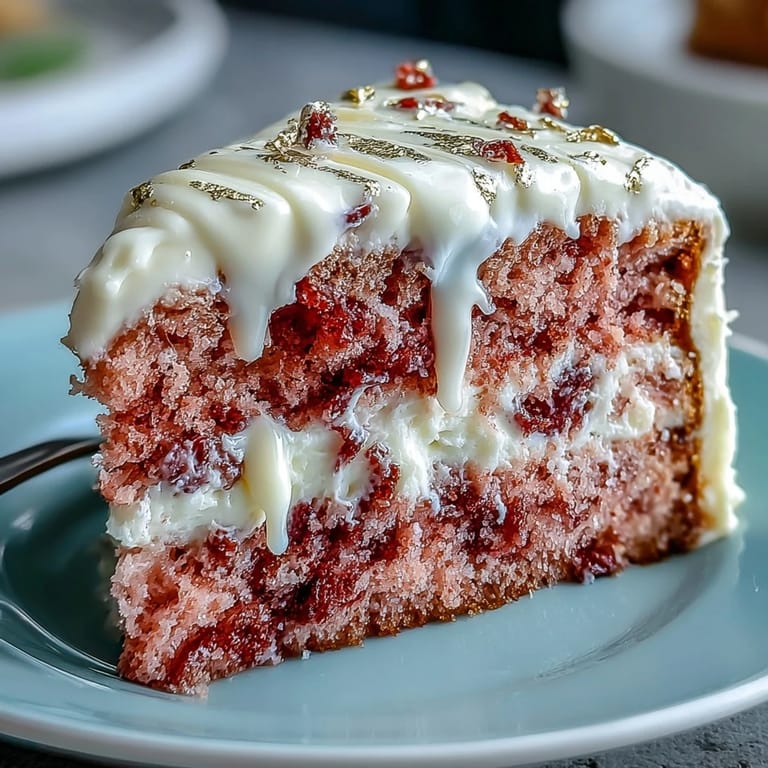 Pink rosé cake perfect for a bridal shower, featuring rich frosting and gold accents.