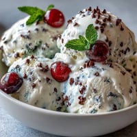 Viral TikTok Cottage Cheese Ice Cream, creamy delight served scoop by scoop.